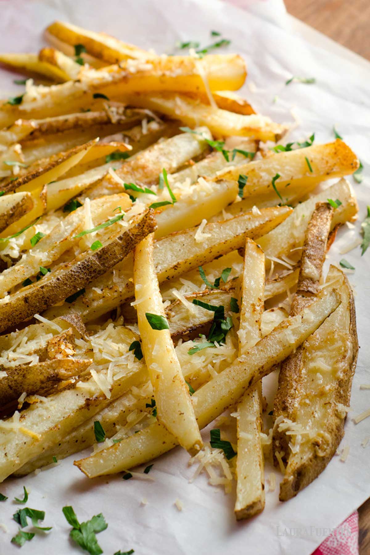 patatas fritas caseras al horno