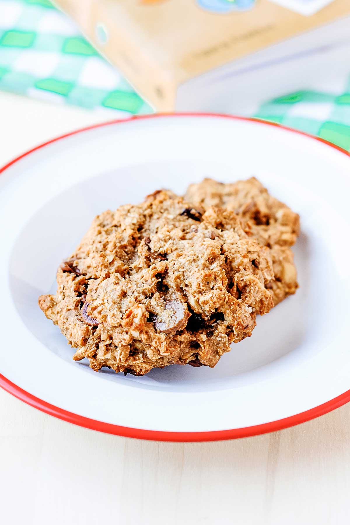 galletas de avena en un plato