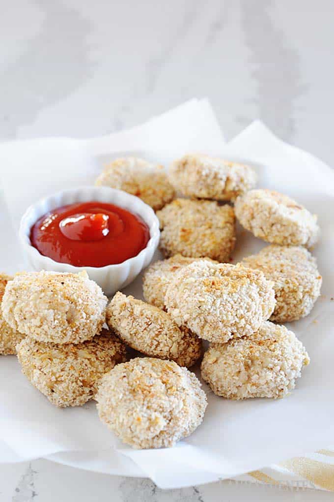 imagen: nuggets de pollo horneados