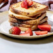 french toast sin huevo