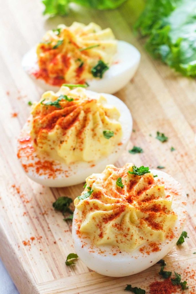 huevos duros rellenos 