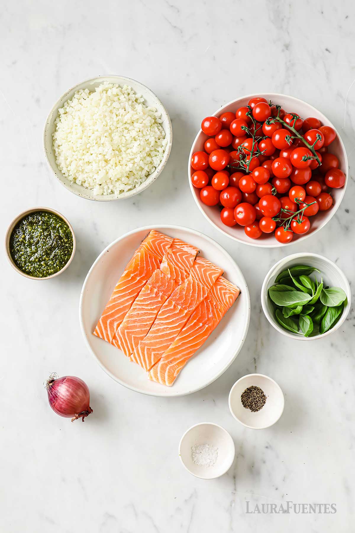 Salmón al Pesto al Horno