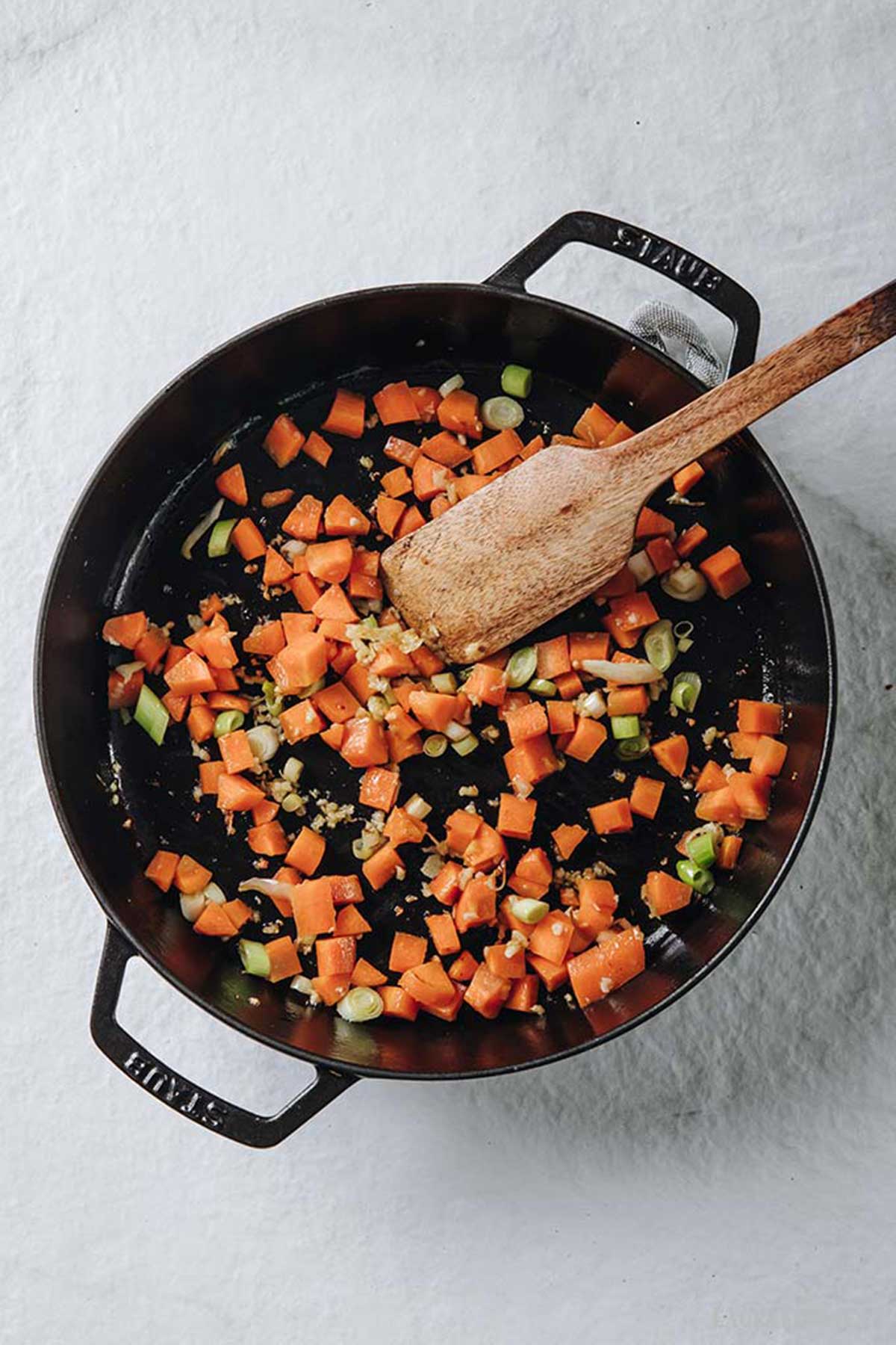 verduras salteadas