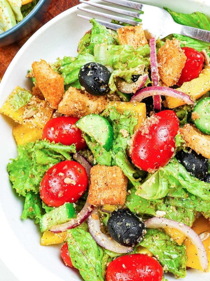 Ensalada de lechuga y tomate