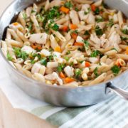 Pasta con Pollo y Verduras