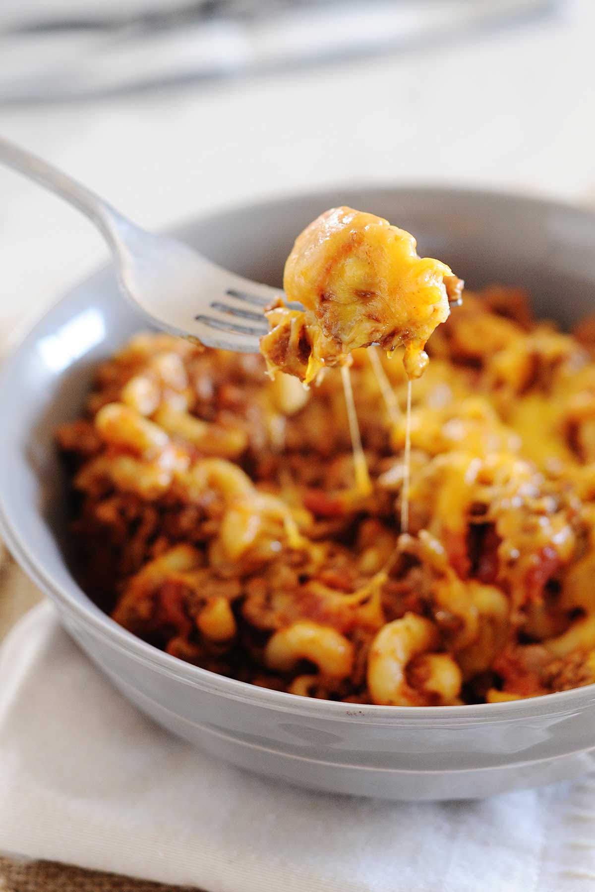 goulash de ternera y queso