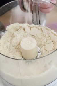 procesador de alimentos con harina de almendras
