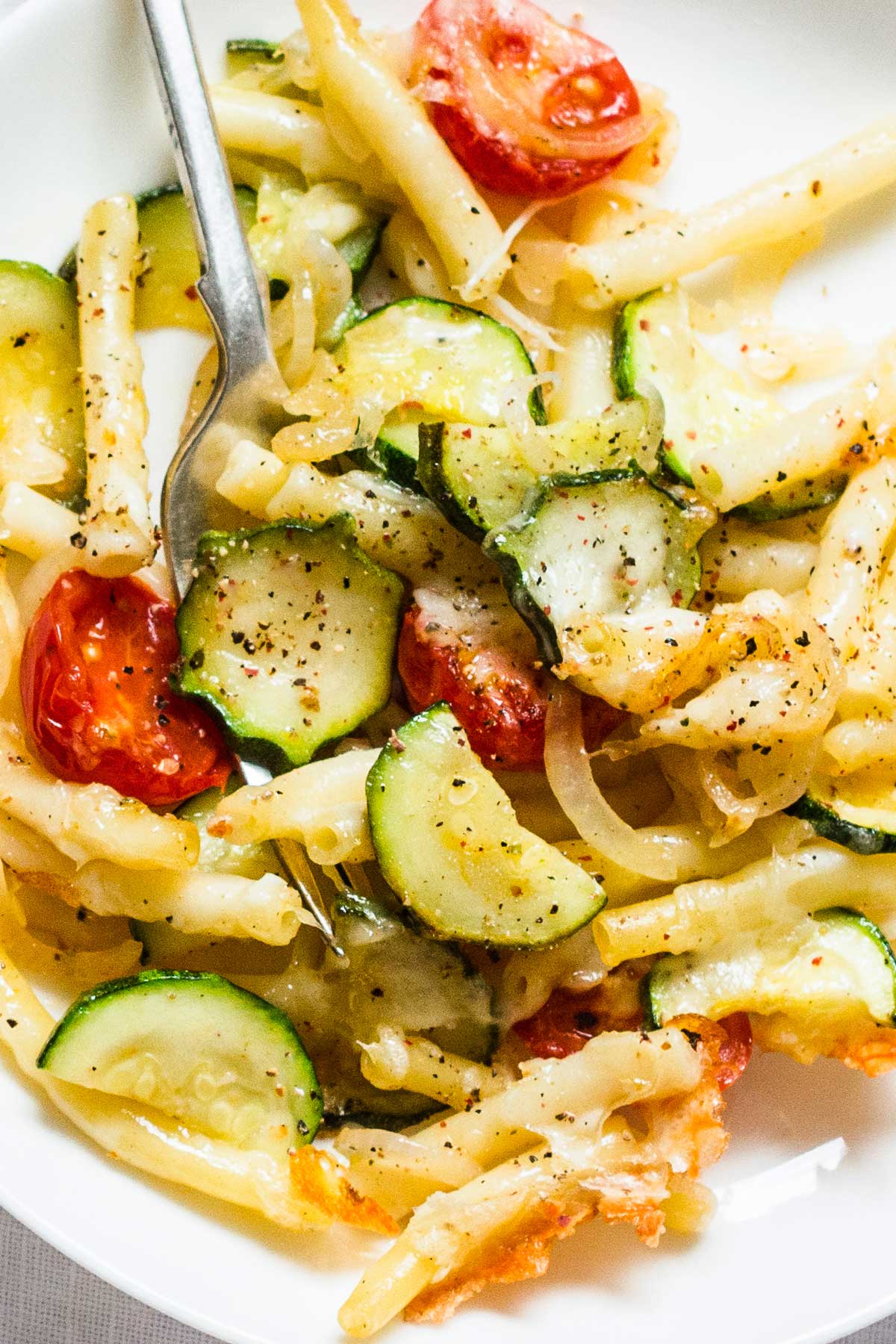 macarrones con verduras